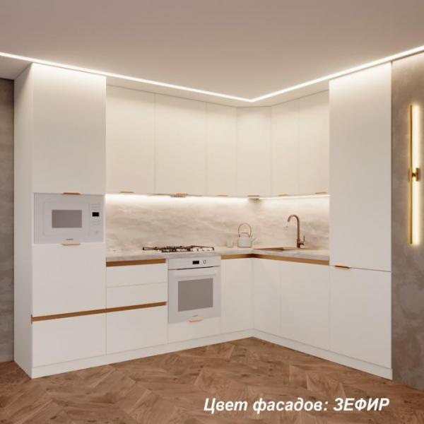 Кухонный гарнитур угловой Доминика №105
