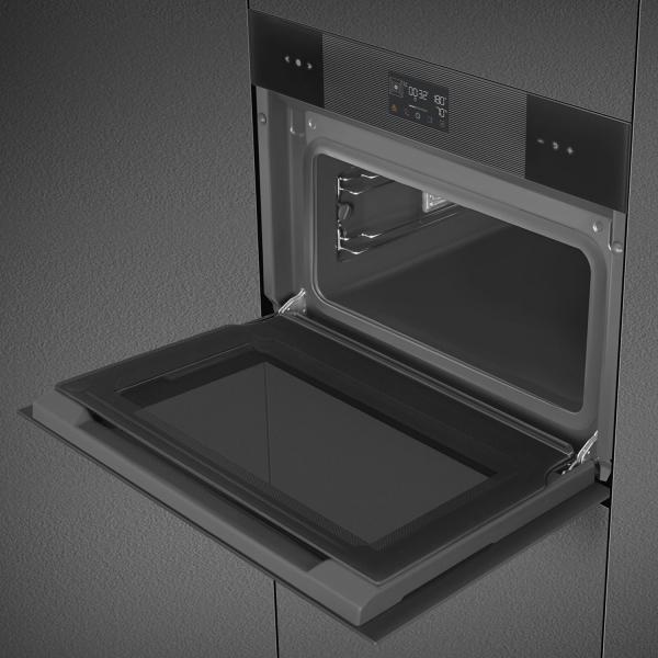 Духовой шкаф с пароваркой Smeg SO4102S3B3