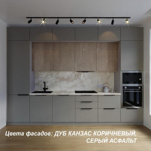 Кухонный гарнитур прямой Ривьера №602