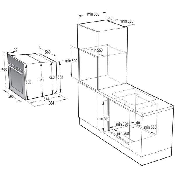 Духовой шкаф Gorenje BOSB6737E09X