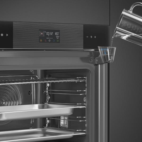 Духовой шкаф с пароваркой Smeg SO6102S3PB3