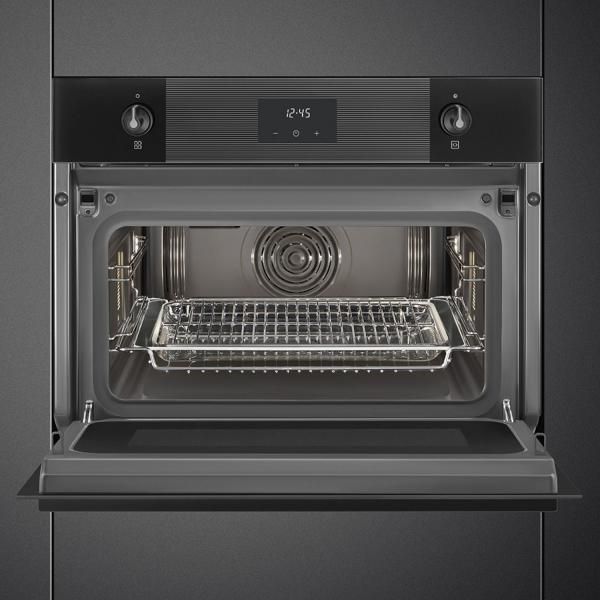 Духовой шкаф с функцией СВЧ Smeg SO4101M1B3