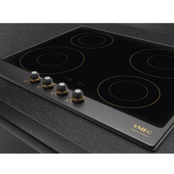 Индукционная варочная панель Smeg SI764AOM